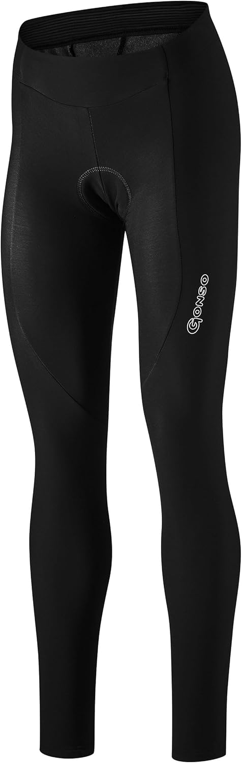 Gonso Damen Radhose (lang) Sitivo Tight W, 44 Lang Schwarz / Fire