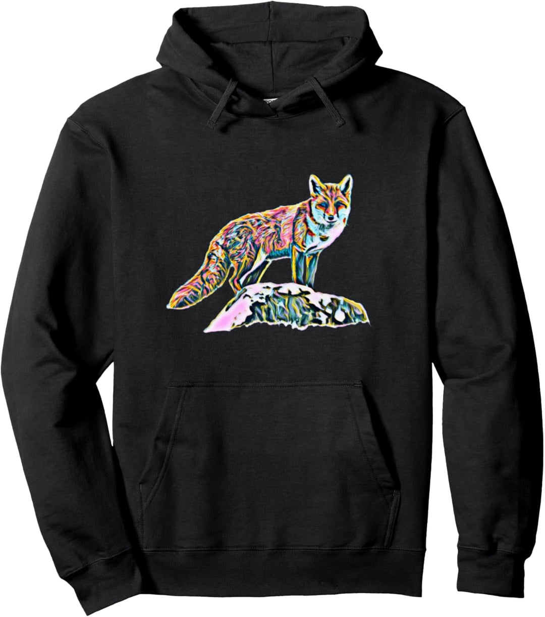 Fuchs schlaue Füchse Tiere Wald schlauer Fuchs Design Pullover Hoodie