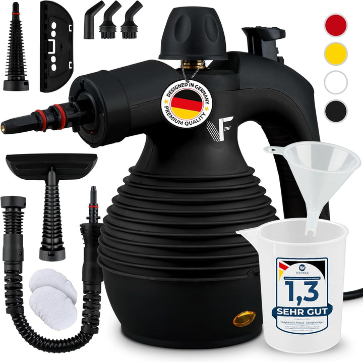 Neighbour's Friend® Dampfreiniger Neues Modell – Leistungsstarker Hand Steam Cleaner, 3,5 Bar Druck,
