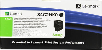 Lexmark 84C2HK0 Original Toner 1er Pack, Schwarz
