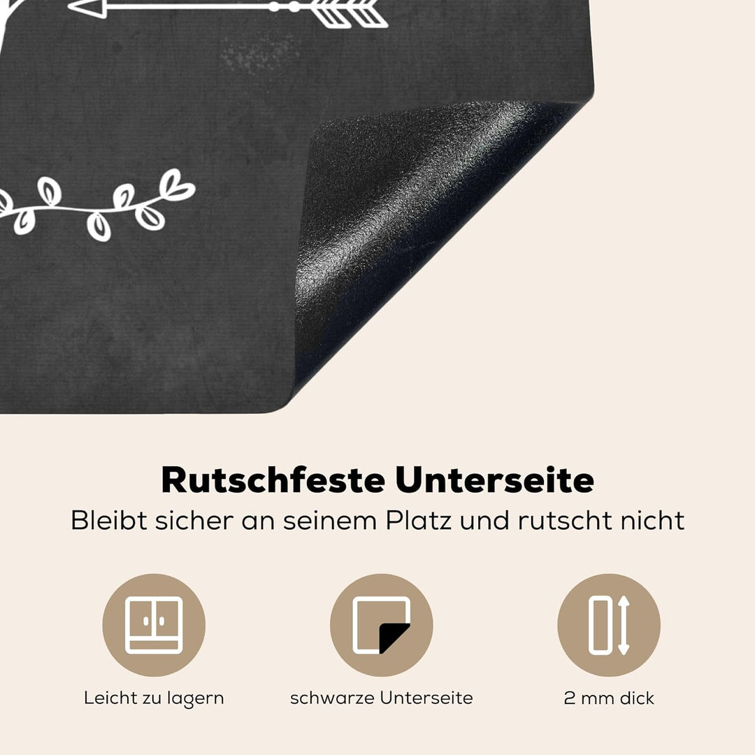 KitchenYeah© Herdabdeckplatte Einteilig Küche Herdabdeckung Induktionsfeld Ceranfeld Herdabdeckplatt