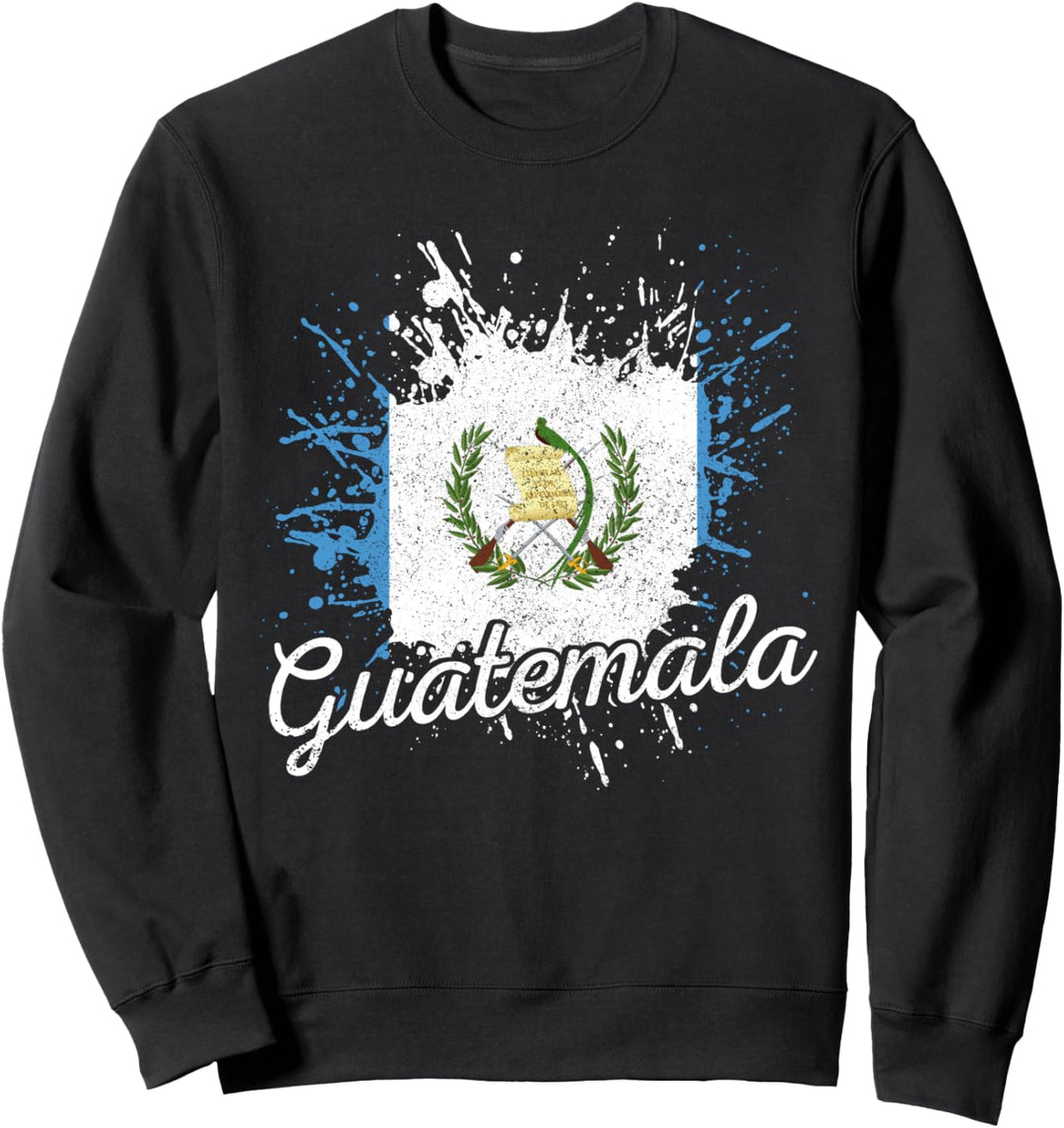 Guatemala Flagge Vintage Souvenir Sweatshirt