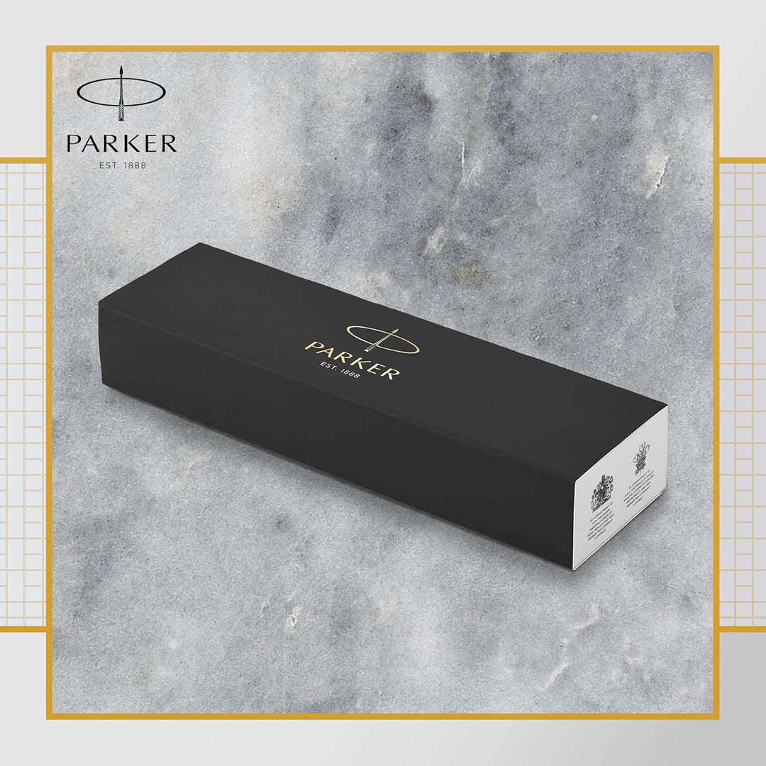 Parker IM Füller | Perlfarbene Premium-Lackierung mit goldenen Zierteilen | Füllfederhalter mit fein