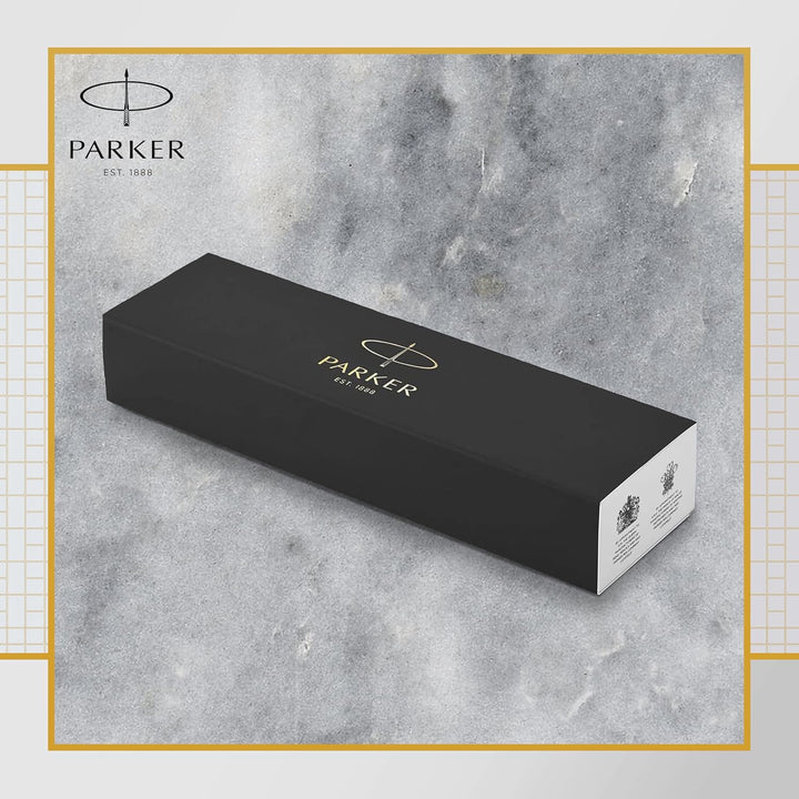 Parker IM Füller | Perlfarbene Premium-Lackierung mit goldenen Zierteilen | Füllfederhalter mit fein
