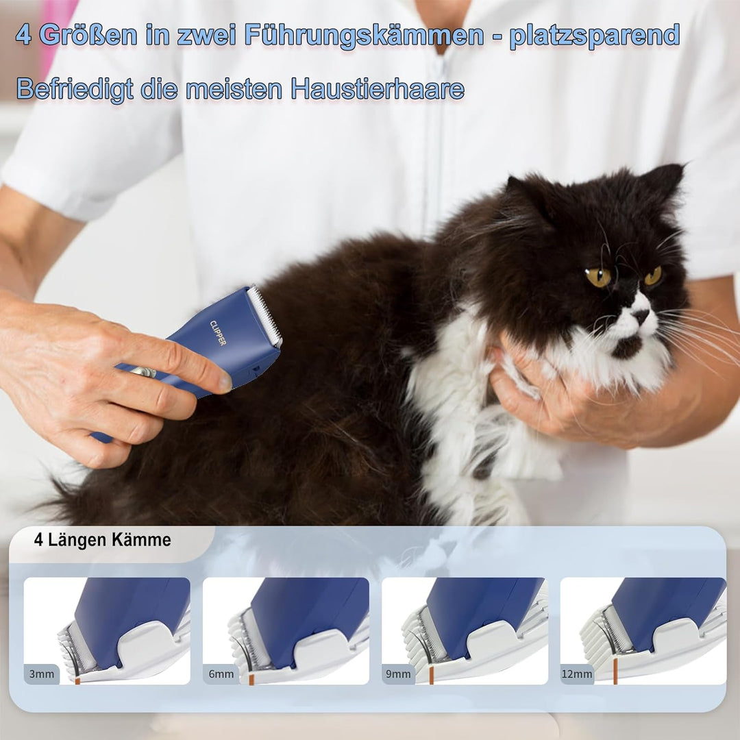 Professionelle Hundeschermaschine für dickes Fell, Schnurlos Katzen-Hund-Pflegeset, Wiederaufladbare