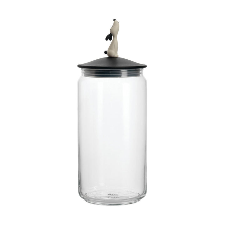 Alessi | LulàJar AMMI21 B - Design Behälter für Hundefutter mit Dekorierter Deckel, Glas un Thermopl