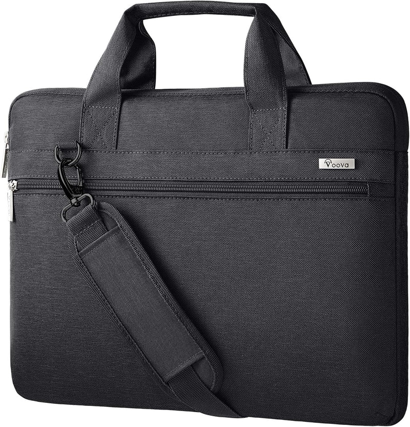 Voova Laptoptasche 360°Schutz 13 14 15,6 16 17 17,3 Zoll, Wasserdicht Stossfest Umhängetasche, mit S