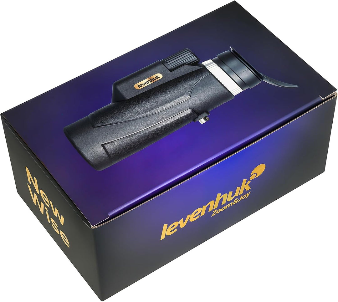 Levenhuk New Wise Plus 10x42 Monokular mit BaK-4 Optik und IP67-Schutz | Leichtes und Tragbares, Sti