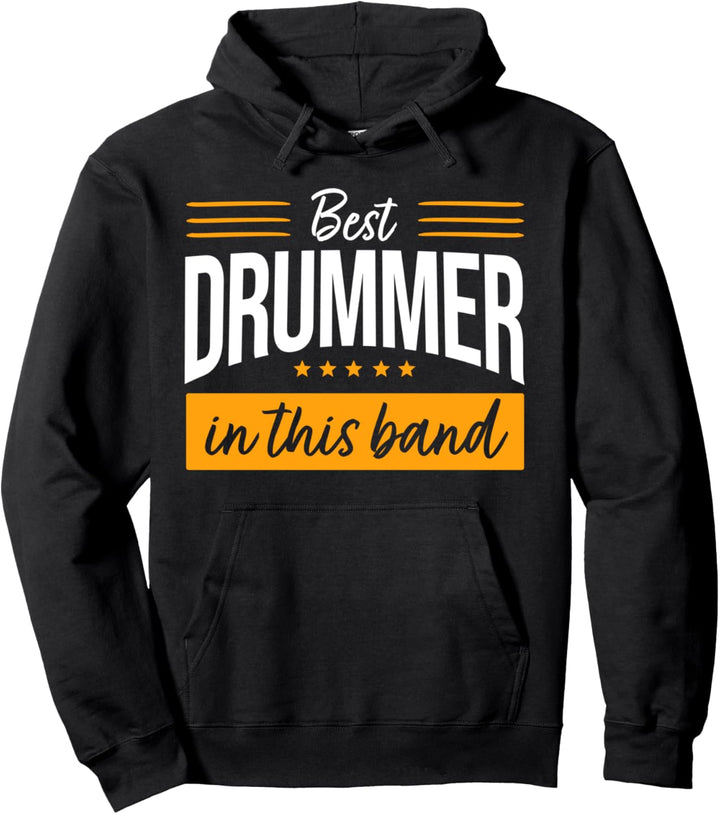 Bester Schlagzeuger Der Band Drummer Percussion Trommeln Pullover Hoodie
