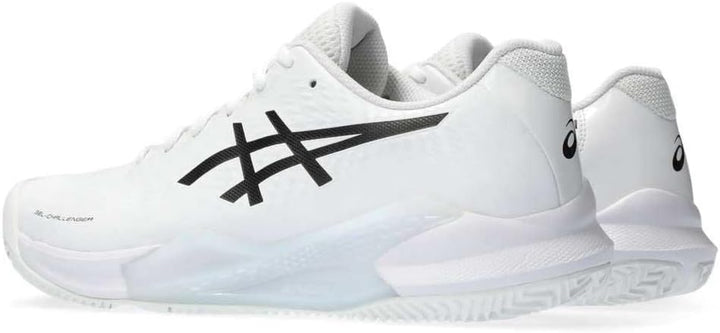 ASICS Damen Gel-Challenger 14 ClaySneaker 46 EU White Black, 46 EU White Black
