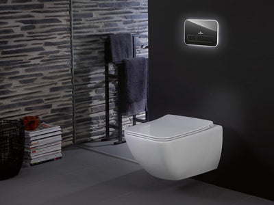 Villeroy & Boch Venticello WC-Sitz SlimSeat, abnehmbarer Toilettensitz mit Absenkautomatik, aus bruc