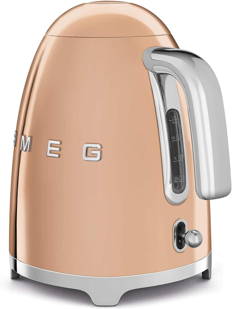 Smeg KLF03RGEU Wasserkocher kupfer 1.7 Liter Roségold, 1.7 Liter Roségold