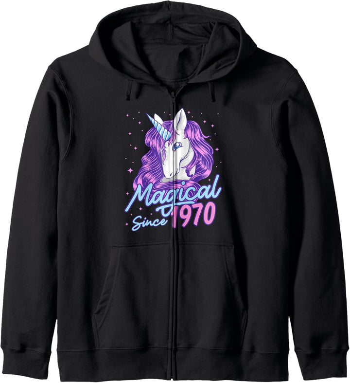 50 Jahre altes Geburtstagsgeschenk magisch seit 1970 Kapuzenjacke