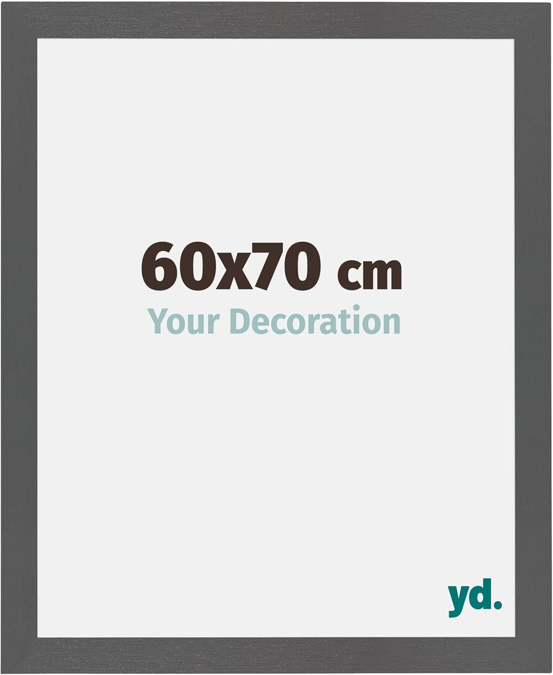 yd. Your Decoration - Bilderrahmen 60x70 cm - Bilderrahmen aus MDF mit Acrylglas - Antireflex - Ausg