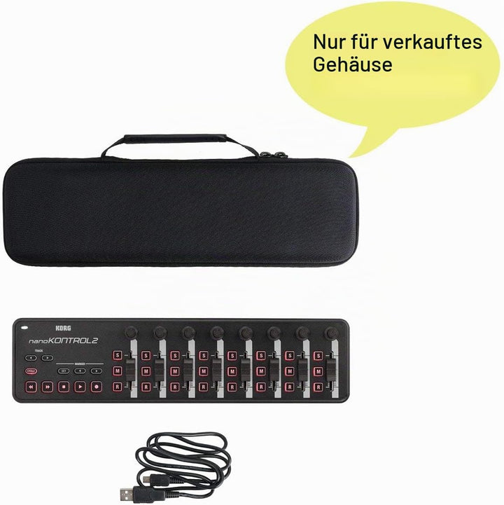 co2CREA Hart Tasche für KORG nanoKONTROL2 /nanoKEY2 /nanoPAD2 USB MIDI Controller Case Schutz-Hülle