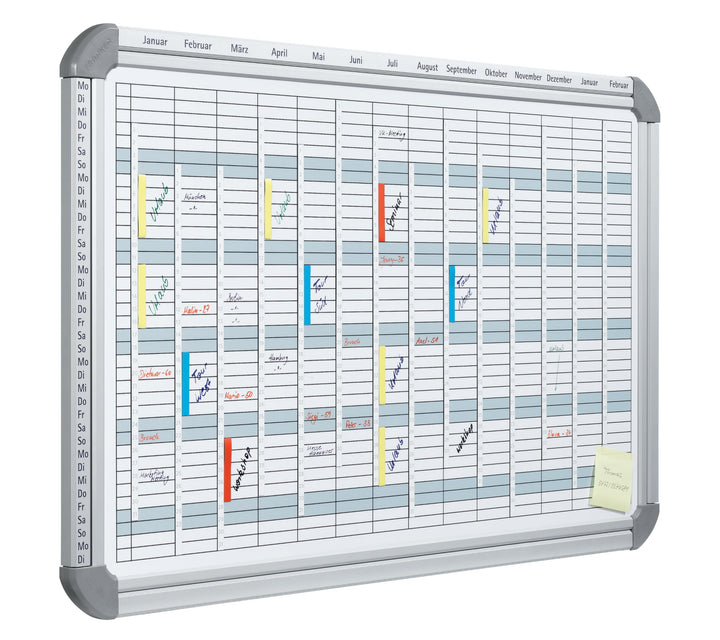 FRANKEN PRO Multifunktionsplaner, universell einsetzbar, lackiert, magnetisch, beschreibbar, trocken