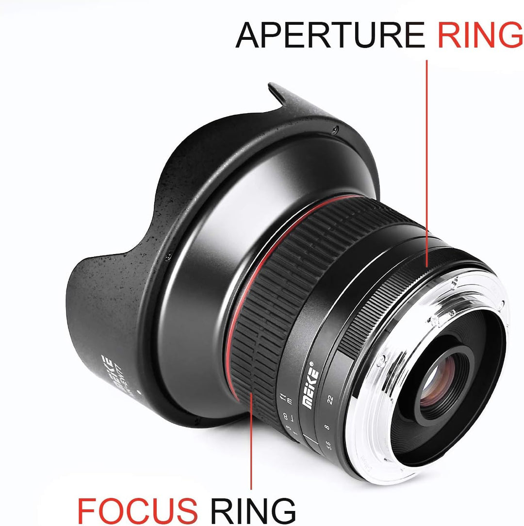 Meike Optics MK 12mm f2.8 Ultra-Weitwinkel Objektiv für MFT, für MFT