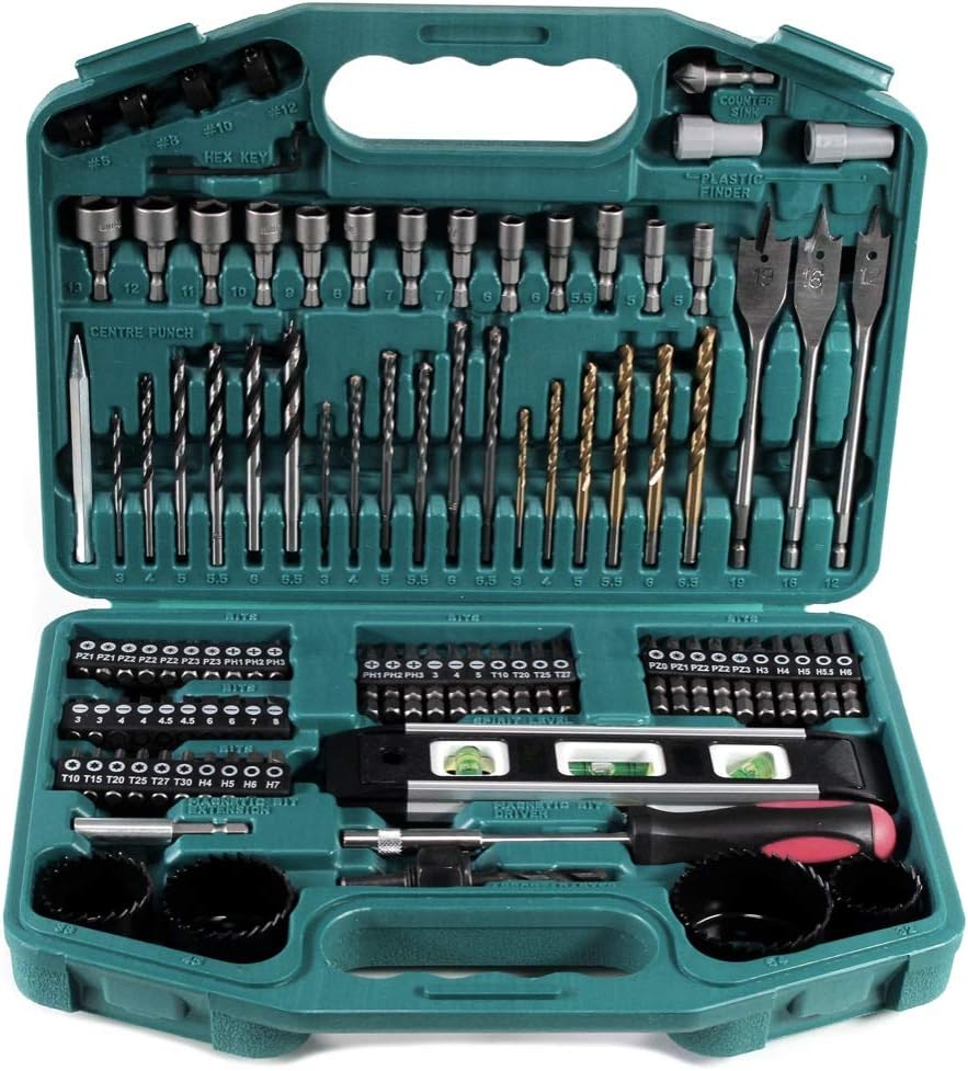 Makita P-67832 Zubehör-Set, 101-teilig Blau, Silber