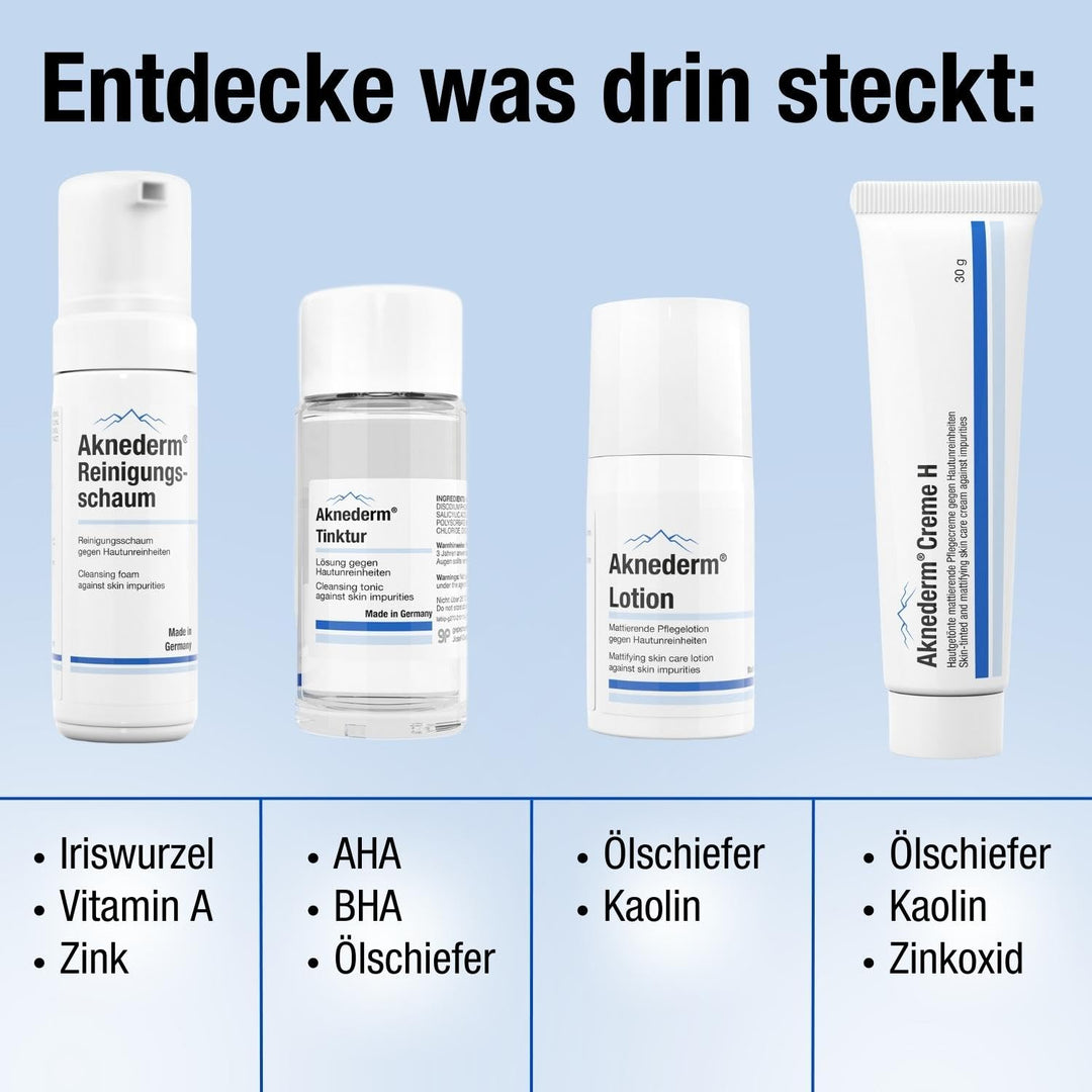 AKNEDERM Premium Set for normal skin, 780