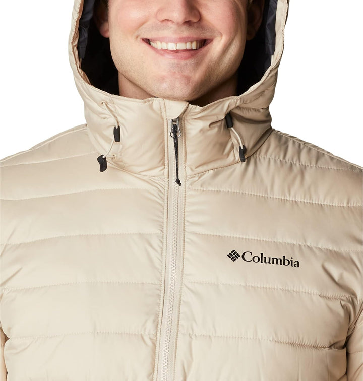 Columbia Herren Powder Lite Isolierte Jacke im Anorak-Stil Ancient Fossil, Black S, Ancient Fossil,
