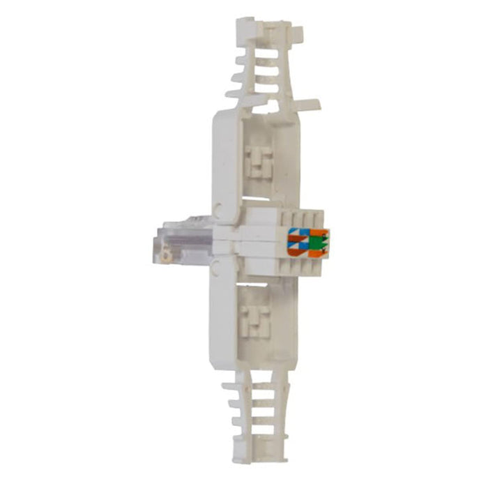 Premium X 50x Netzwerkstecker CAT6 RJ45 Adapter Kupplung für CAT5 und CAT6 Verlegekabel Patchkabel A