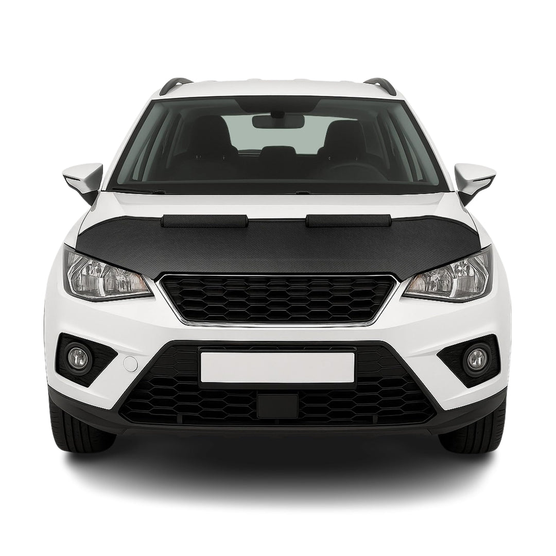 OMAC Haubenbra Steinschlagschutz Bonnet Bra kompatibel mit Seat Arona 2017-2025 Carbon Halb Carbon O
