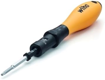 Wiha einstellbarer Drehmoment-Schraubendreher TorqueVario®-S ESD 0,04-0,46 Nm, hörbares Klicksignal