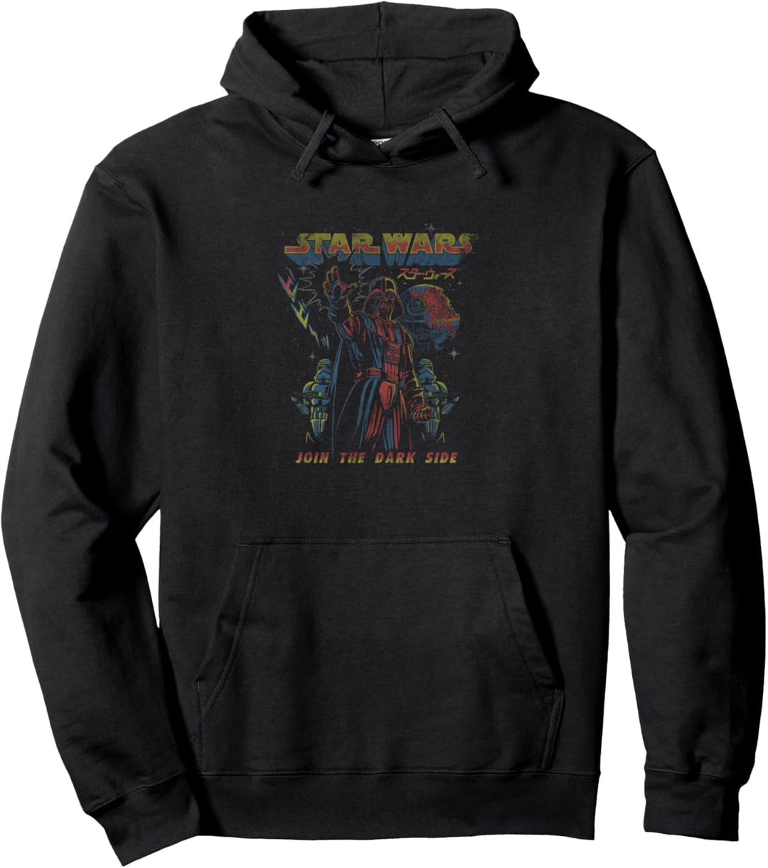 Star Wars Darth Vadar Storm Trooper Kanji Join The Dark Side Pullover Hoodie