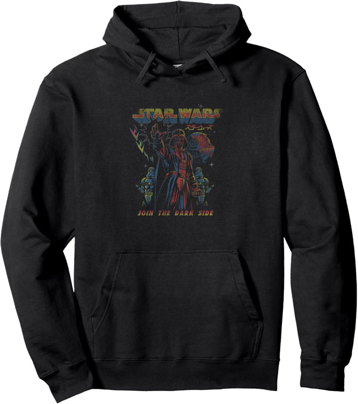 Star Wars Darth Vadar Storm Trooper Kanji Join The Dark Side Pullover Hoodie