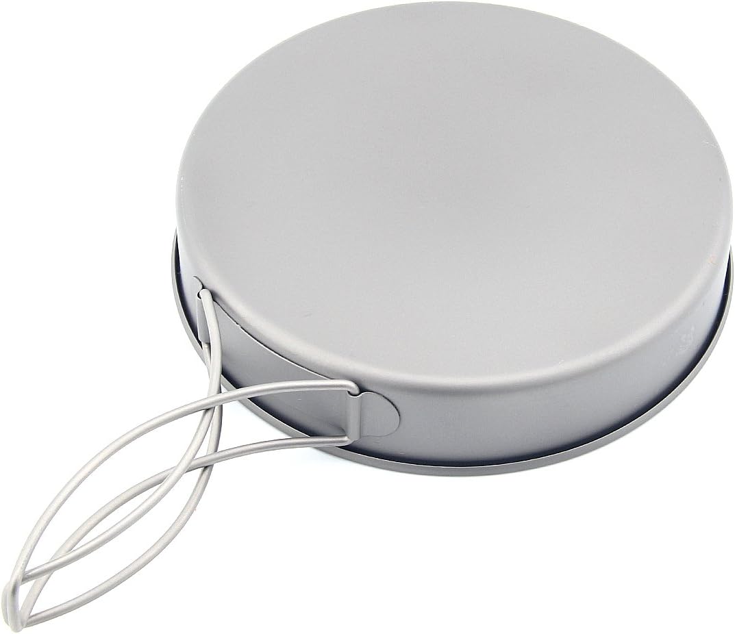 TOAKS PAN-115 PAN-130 PAN-145 Ultraleichte Camping-Pfanne aus Titan (PAN-130), Pan-130