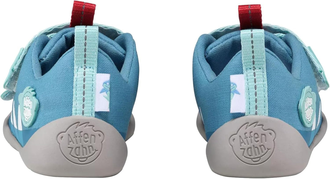 Affenzahn Barfussschuh Baumwolle Lucky Klettverschluss Vegan rutschfest Flexibel für den Sommer in G