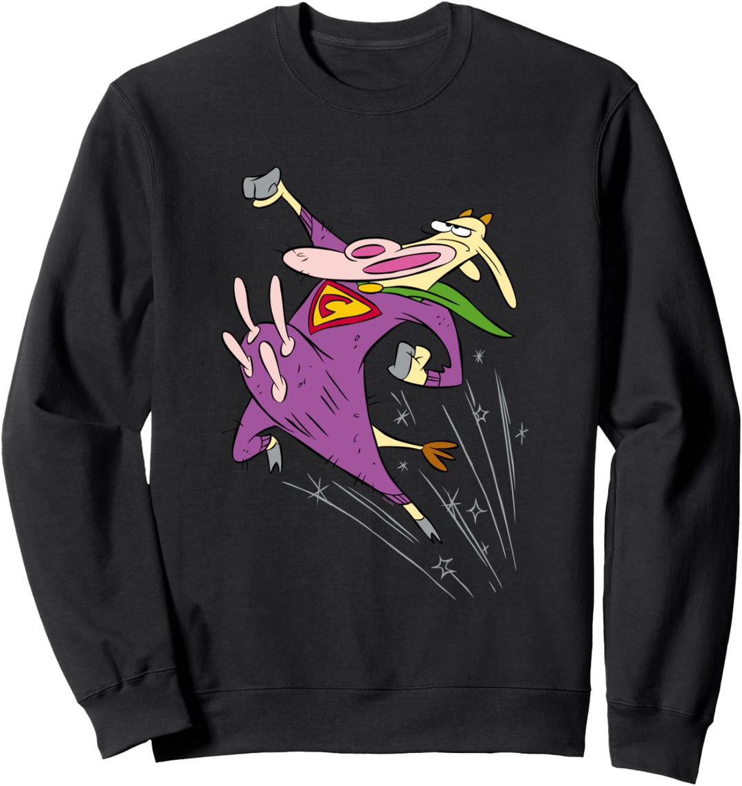 Cartoon Network Cow & Chicken Super Cow Sweatshirt