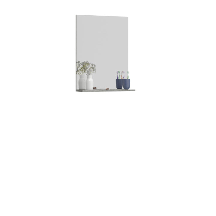 homes&amp;jones Badezimmer Spiegel Wandspiegel Badspiegel Soul, Holzwerkstoff, rauchsilber Nachbildung,