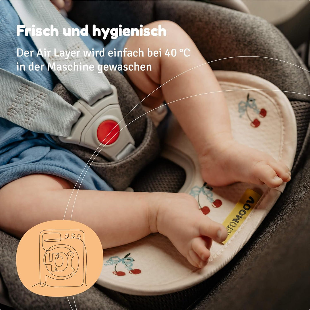 Aeromoov - Baby Sitzauflage Air Layer - Einlage Für Autositz oder Kinderwagen - Gruppe 0 - Antischwi