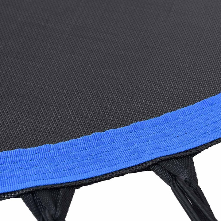 vidaXL Fitness Trampolin mit Griff 30 Bungee-Kabel T-Bar-Griff Sport Jumping Minitrampolin Training