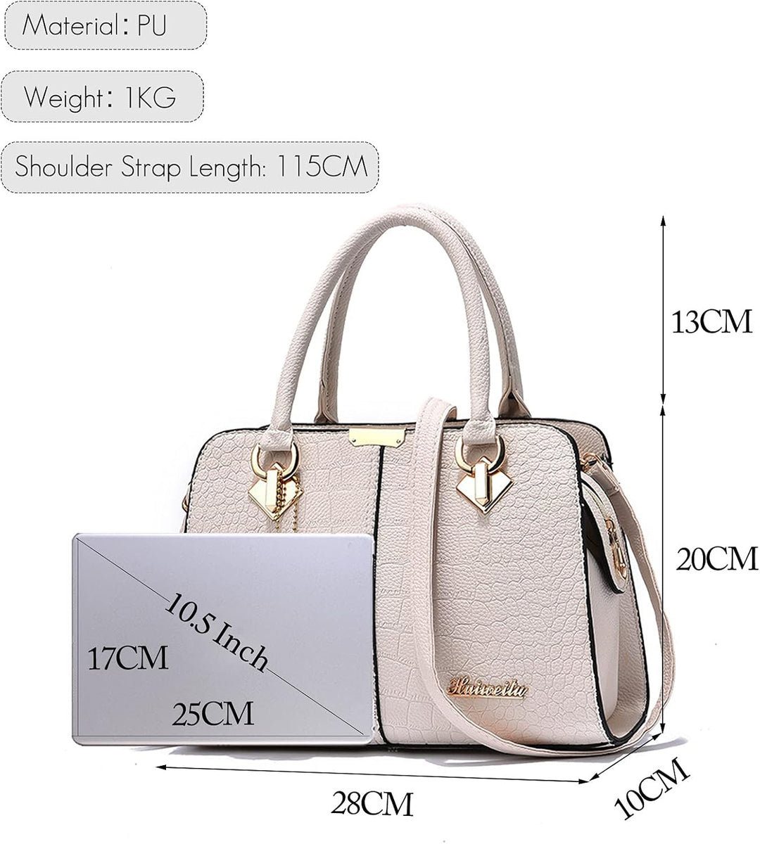 FANDARE Damen Handtasche Umhängetasche Frauen Schulterbeutel Shopper Tote Reise Henkeltasche Schulte