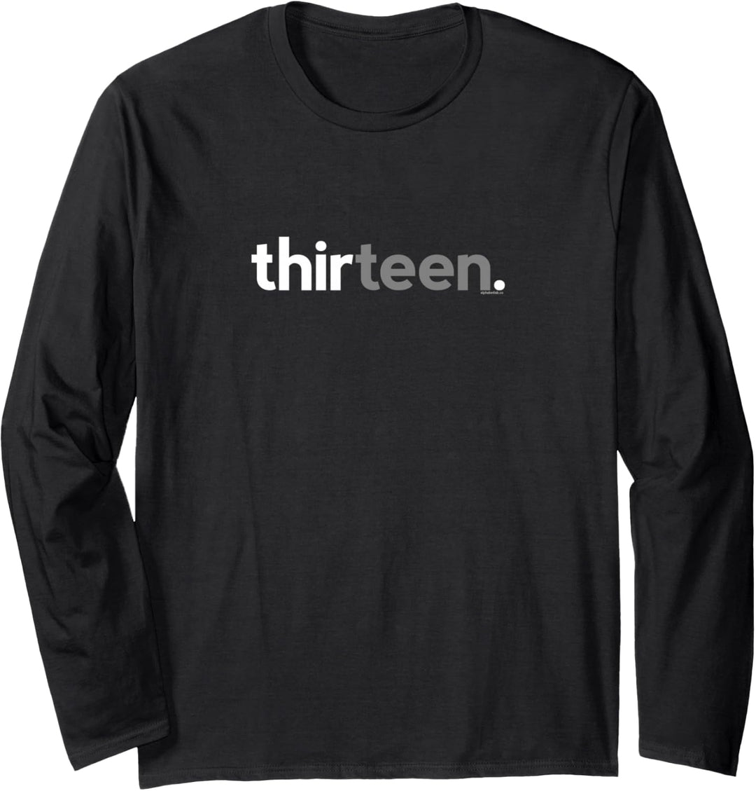 13th Birthday for Boys Thirteen Him Age 13 Year Party Teen Langarmshirt
