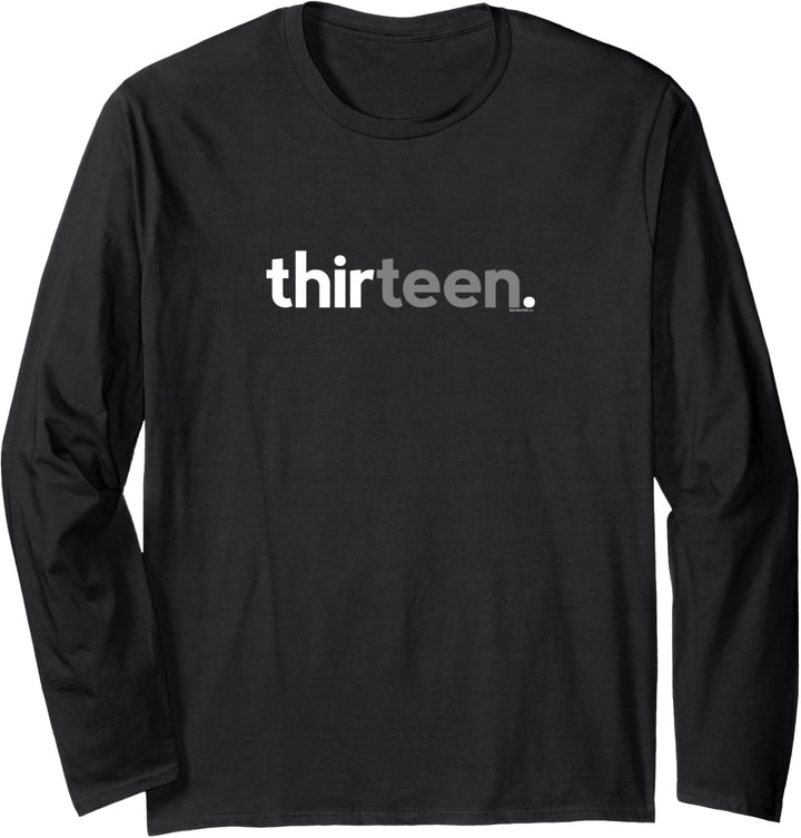 13th Birthday for Boys Thirteen Him Age 13 Year Party Teen Langarmshirt