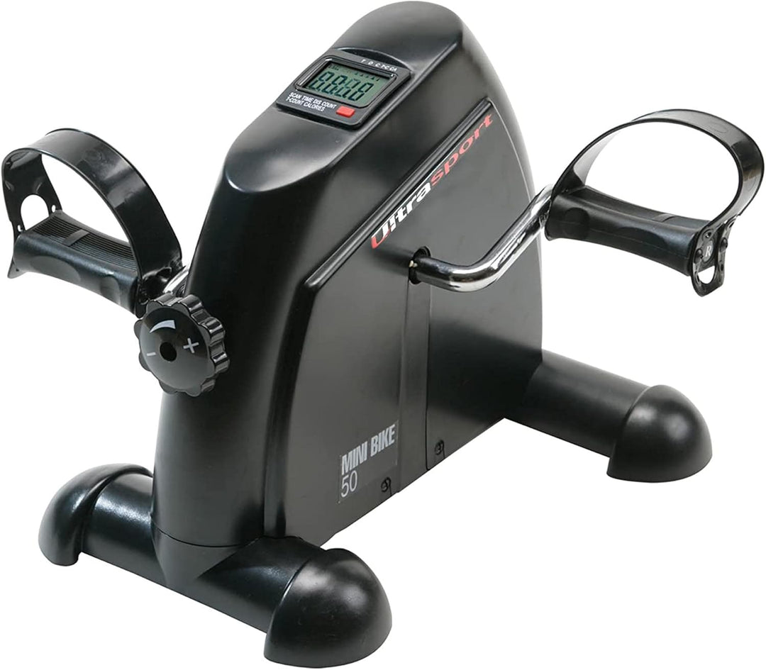 Ultrasport Mini Bike, kompakter Heimtrainer, Arm- und Beintrainer, Pedaltrainer, ideal für Senioren