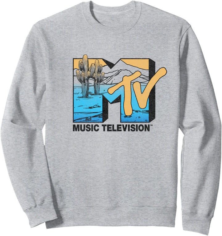 MTV Desert Sunset Style Logo Sweatshirt
