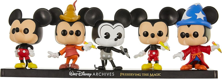 Funko 51118 Pop! Walt Disney Archives – Mickey Mouse 50th Anniversary 5-Pack One Size No Color, One