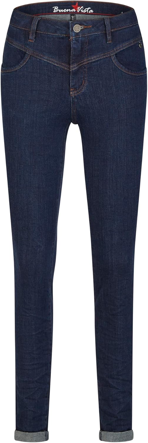 Buena Vista Damen Jeans Malibu Cropped Cozy