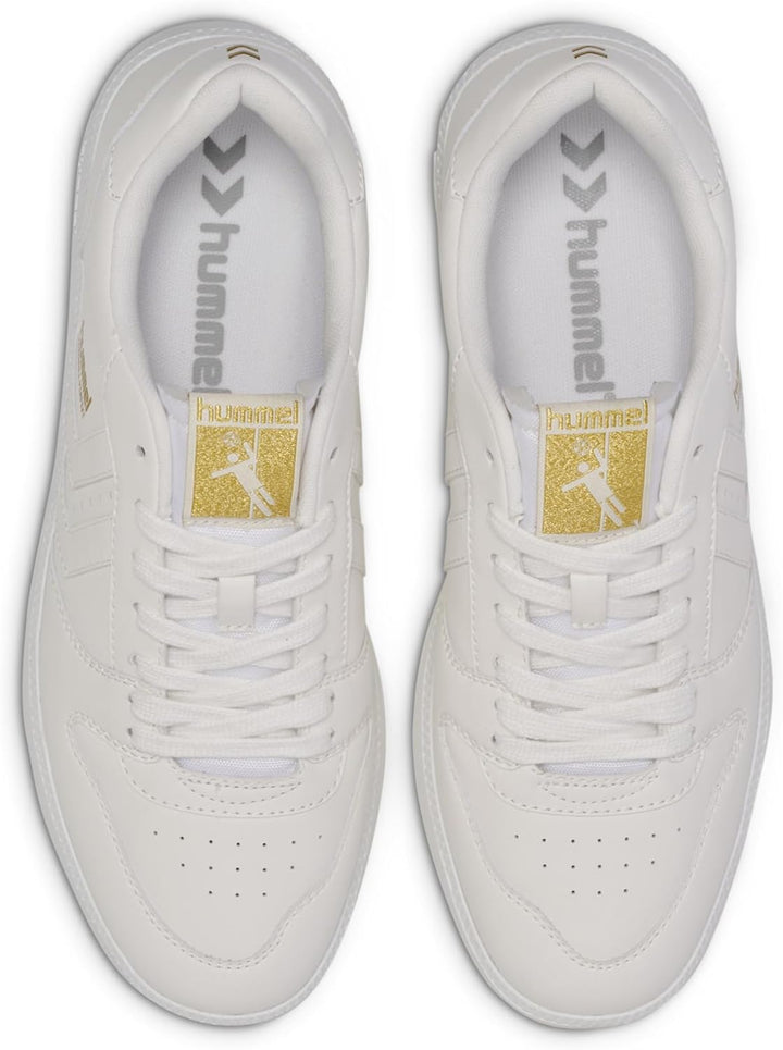 hummel Unisex Handball Perfekt Sneaker 36 EU Weiss, 36 EU Weiß