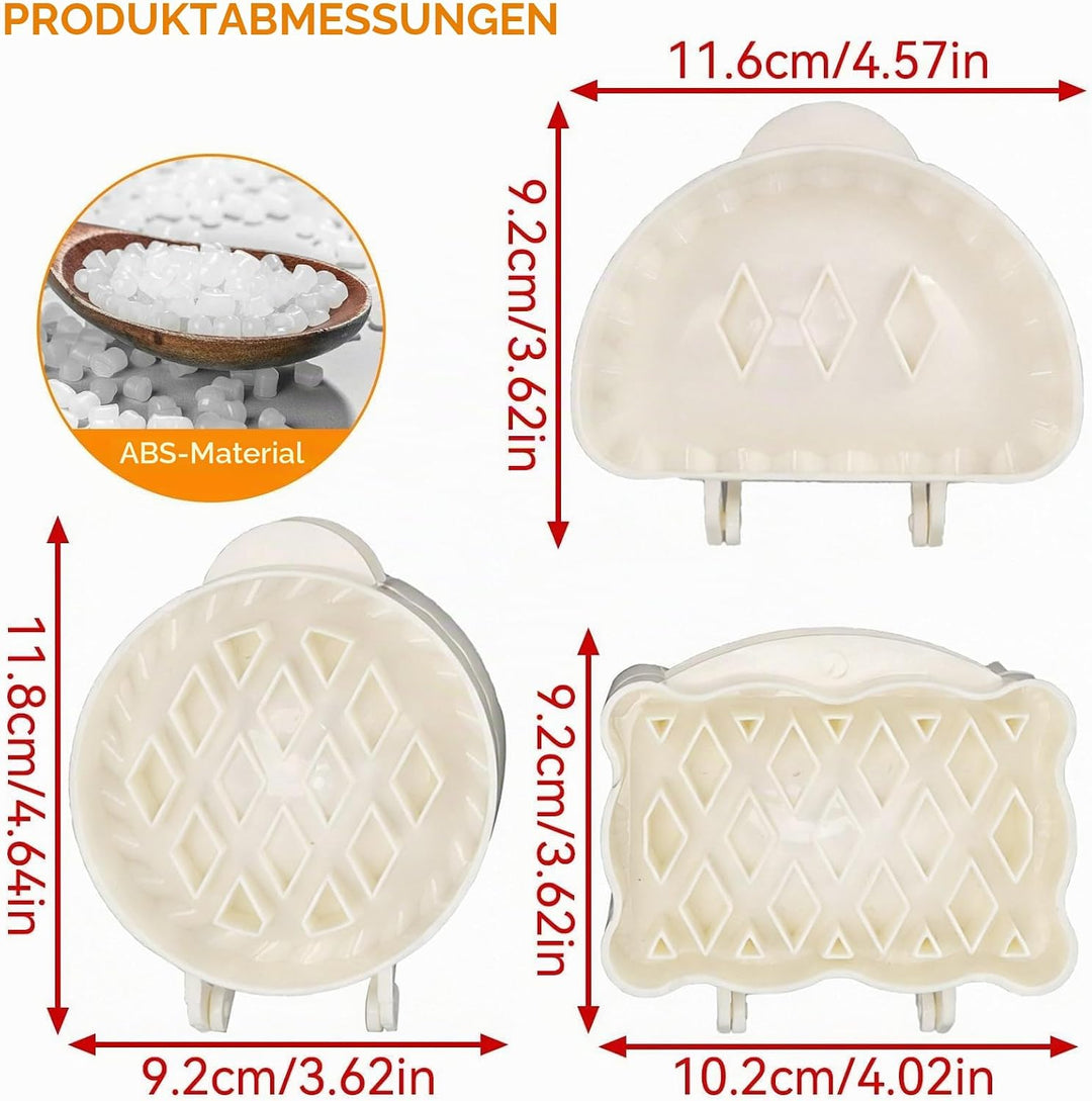 Mini Hand Pie Molds, 3Pcs Teigpresser Tasche Hand Pie Maker Pie Molds Empanda Presse Teig Presse Pie
