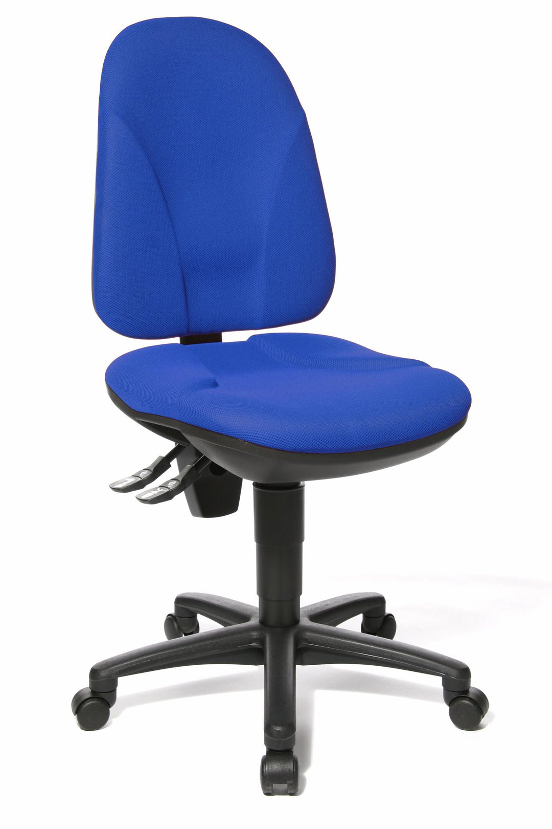 Topstar Point 35, Bürostuhl, Schreibtischstuhl, Rückenlehne höhenverstellbar, Bezugsstoff blau, 113