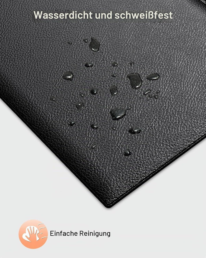 UREVO Faltbare Bodenschutzmatte 65 × 160 cm, Extra widerstandsfähige Laufbandmatte, 6 mm Dicke Fitne