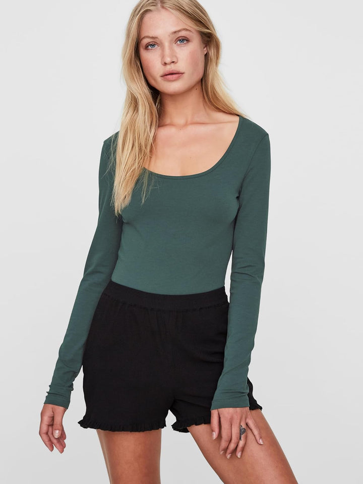 VERO MODA Female Top VMMAXI T-Shirt XS Grün (1x Desert Sage/ 1x Balsam Green), XS Grün (1x Desert Sa