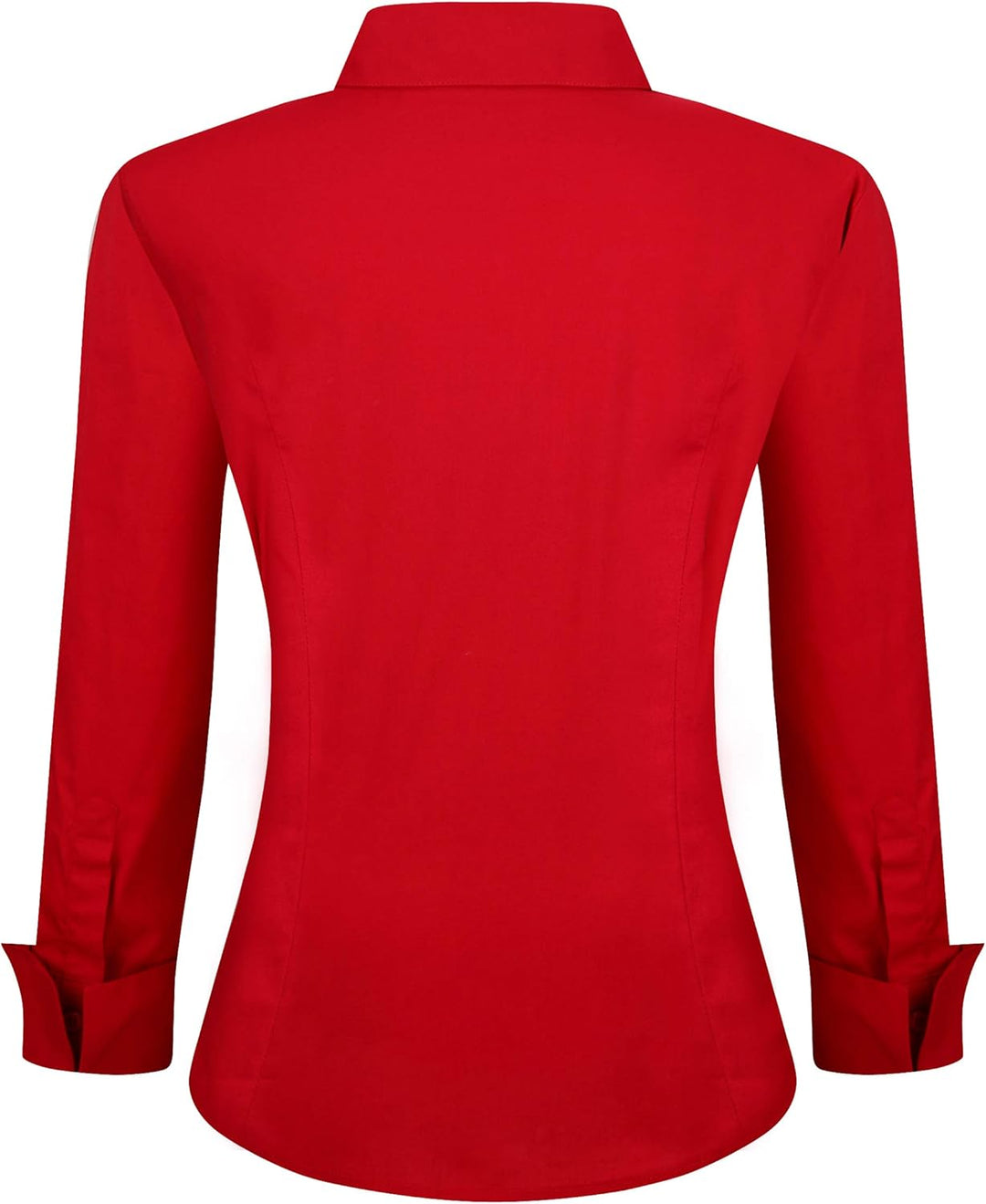 Alex Vando Bluse Damen Langarm Hemd Damen Stretch – Business Button Down Shirts, Bügelfrei Arbeitshe