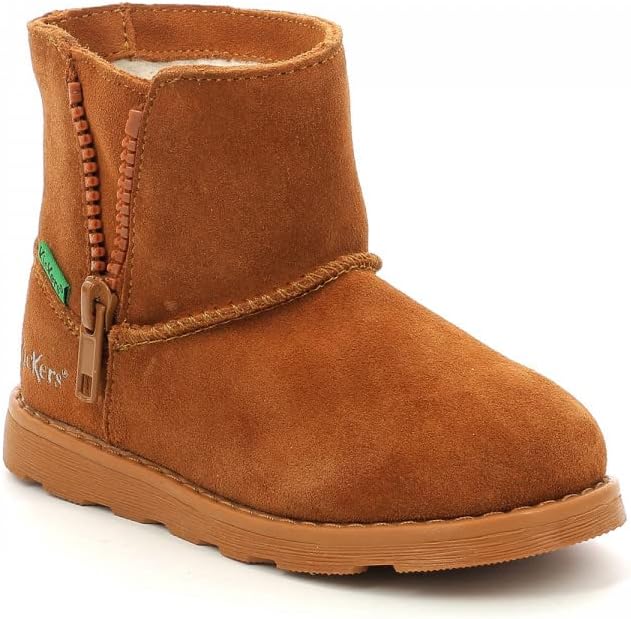 Kickers Mädchen Aldiza Stiefelette 33 EU Braun, 33 EU Braun