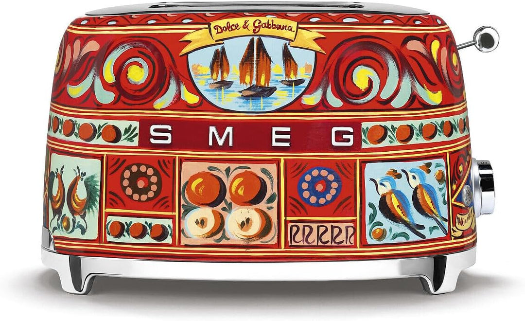 SMEG TSF01DGEU Toaster, 18/8 Stainless Steel
